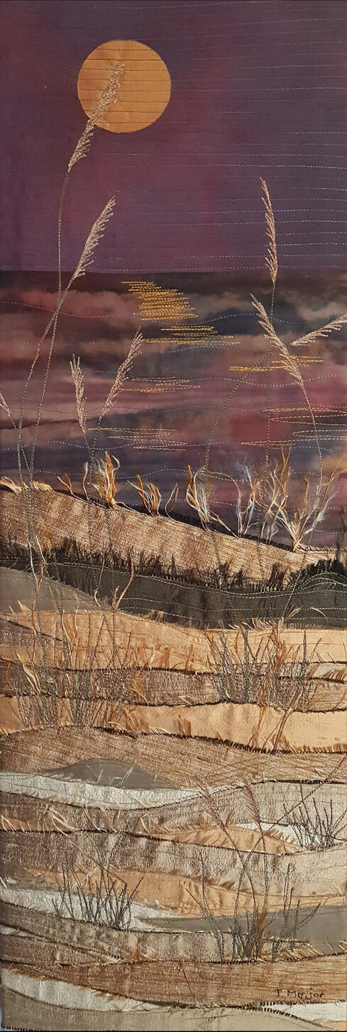 DANCING IN THE MOONLIGHT (10 x 31”) • SOLD at Art Etc., Art Gallery of Burlington ON