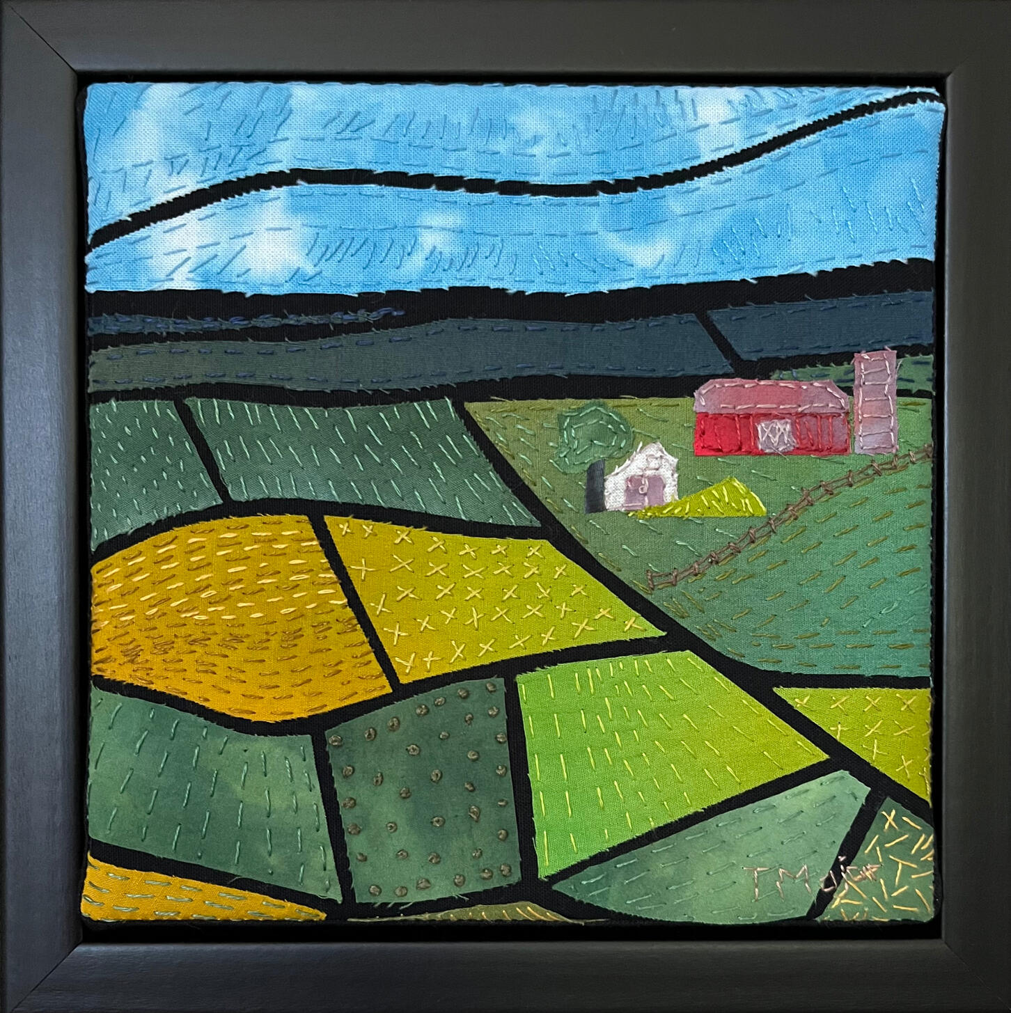 FARM GOODNESS (6 x 6”) Hand-stitched • SOLD
