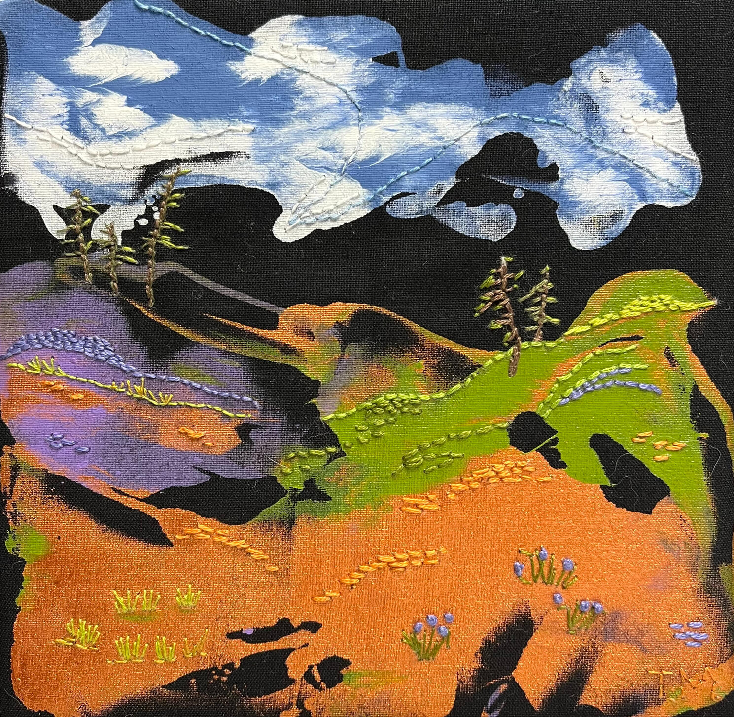 Hilltop Pines available at Textures Craftworks, Locke Street, Hamilton