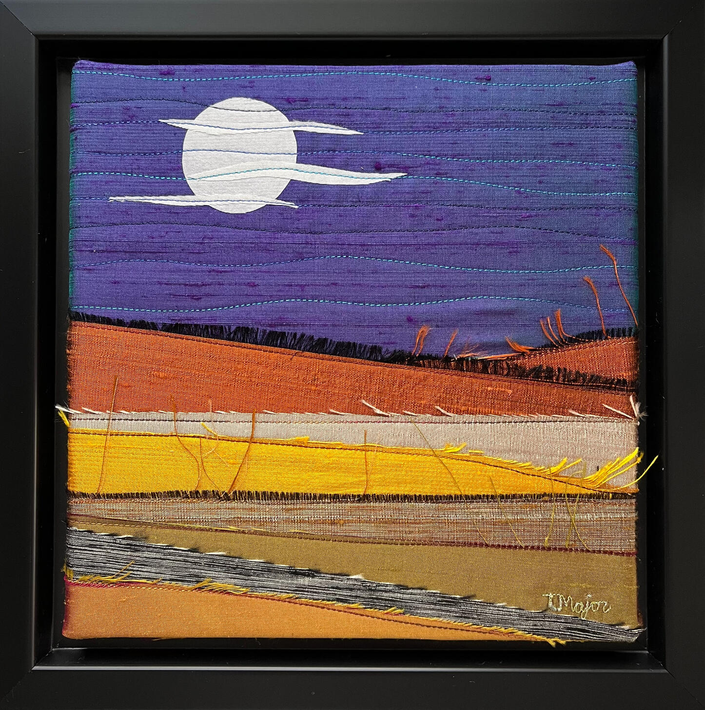 CALM BAY. 8x8" (in floating frame 10x10") Available at Dundas Valley School of Art 2026 ART AUCTION April 6-12